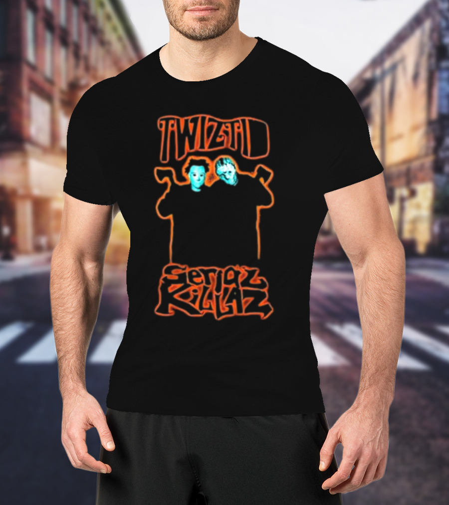 Twiztid Serial Killaz Graphic With Figures And Text T-Shirt