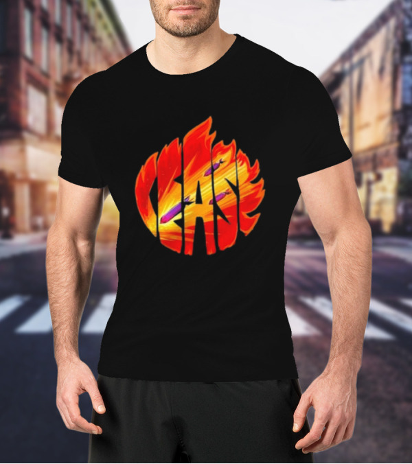 Cease Fire Flame Letters With Missiles T-Shirt