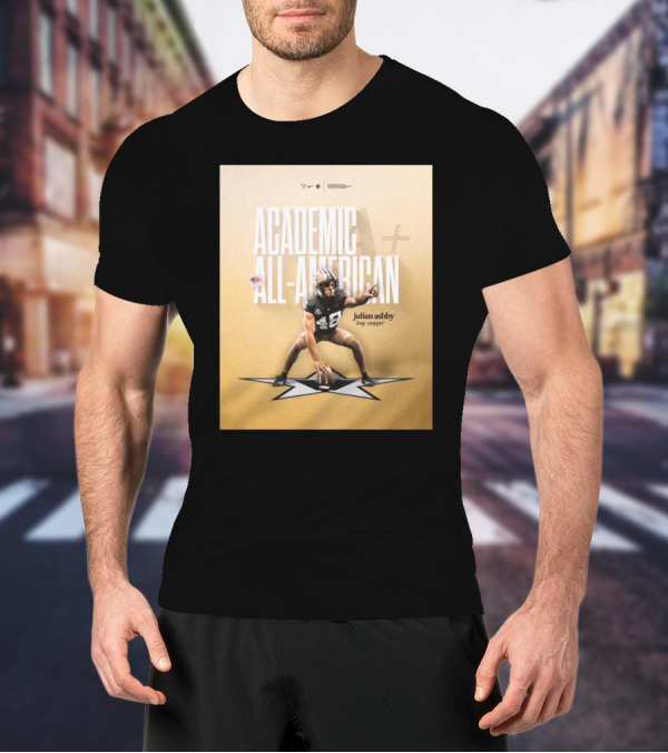 Vanderbilt Football Julian Ashby Academic All-American Long Snapper T-Shirt