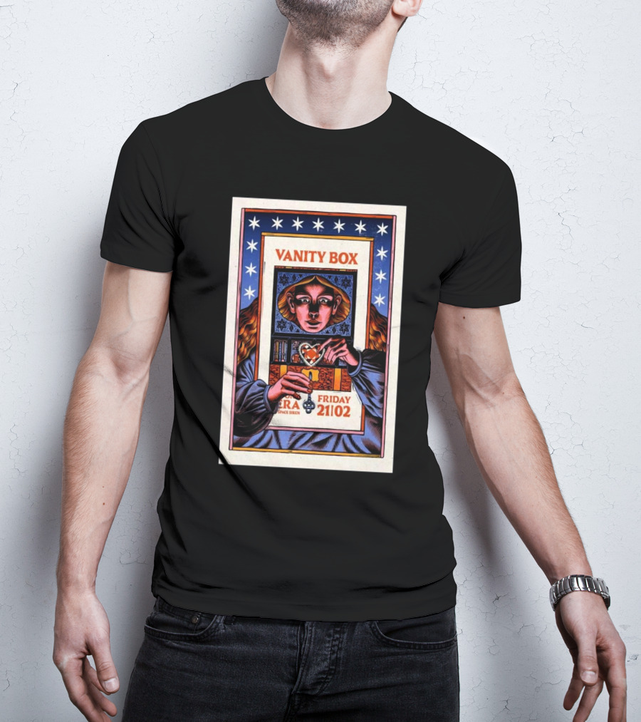 Vanity Box Vera Space Siren Friday February 21 2025 Groningen T-Shirt