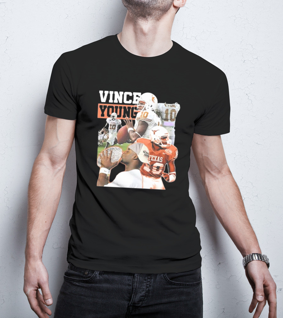 Vince Young Texas Longhorns Football Legend Number 10 T-Shirt