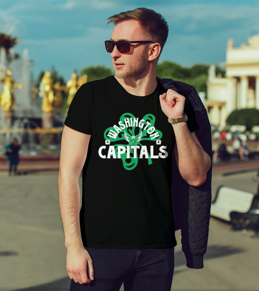 Washington Capitals St. Patrick’s Day Shamrock T-Shirt