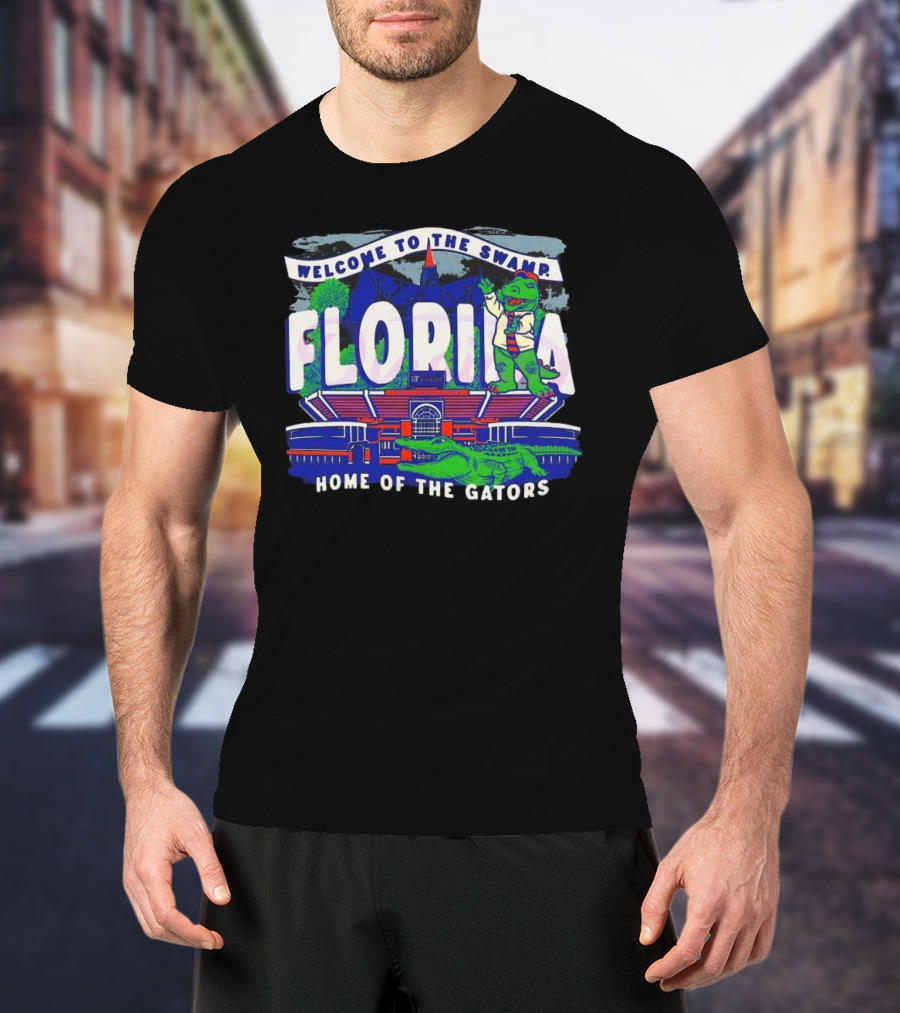Welcome To The Swamp Florida UF Home Of The Gators T-Shirt