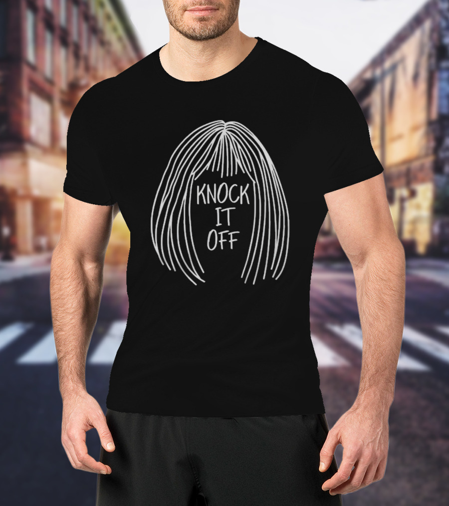 Zachariah Porter Knock It Off Hair Outline T-Shirt