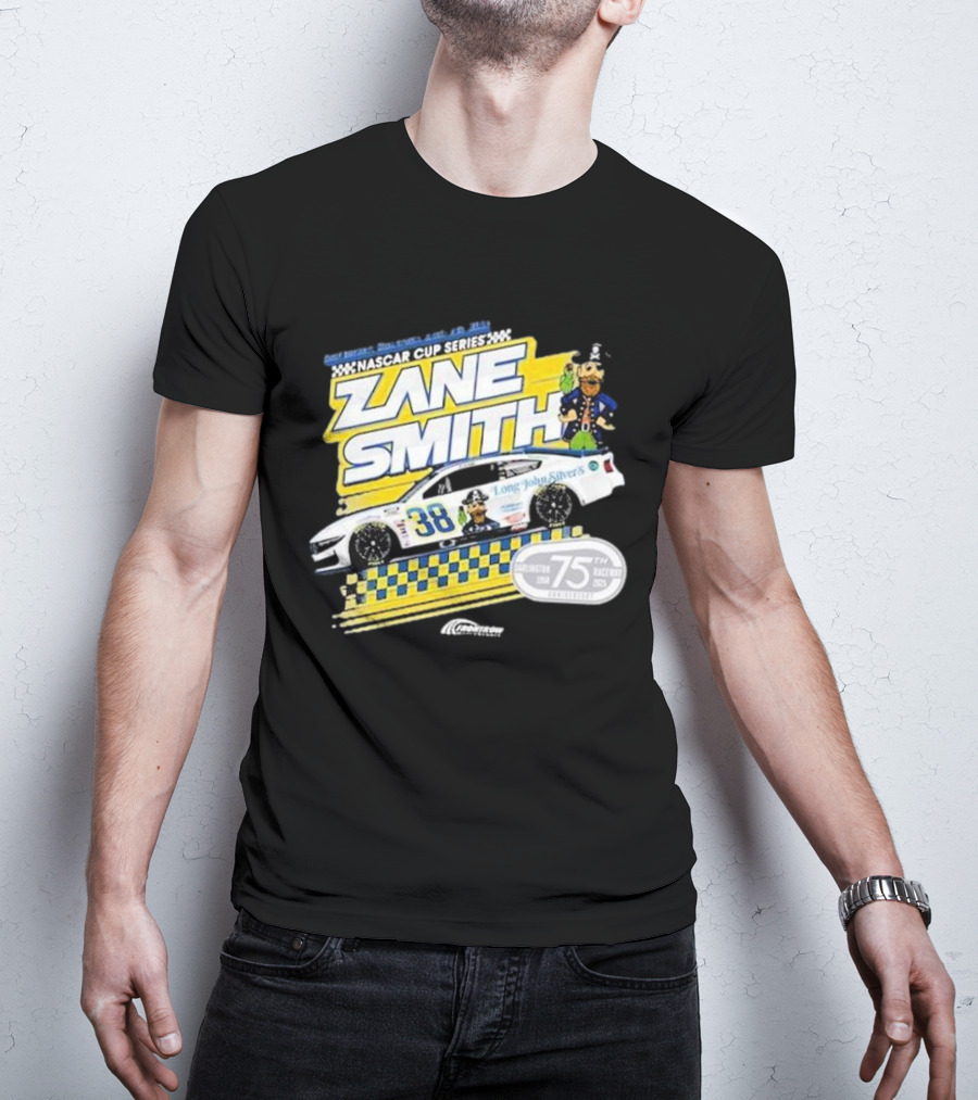 NASCAR Cup Series Zane Smith Long John Silver’s Car 75th Race 38 T-Shirt