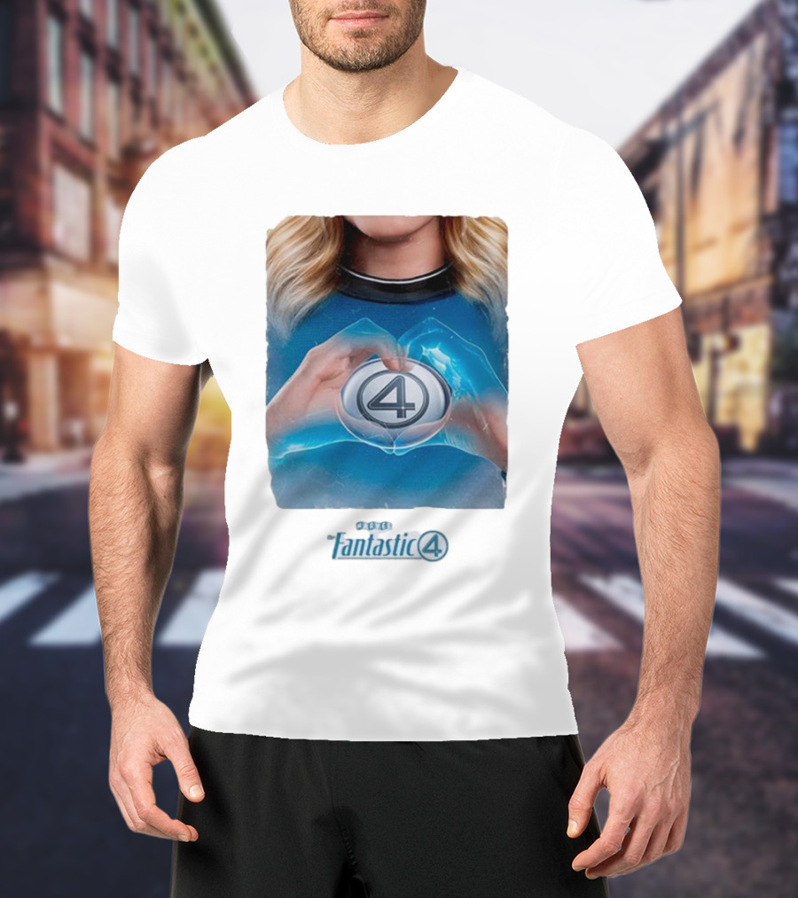 Invisible Woman Marvel Studios Fantastic 4 Emblem T-Shirt