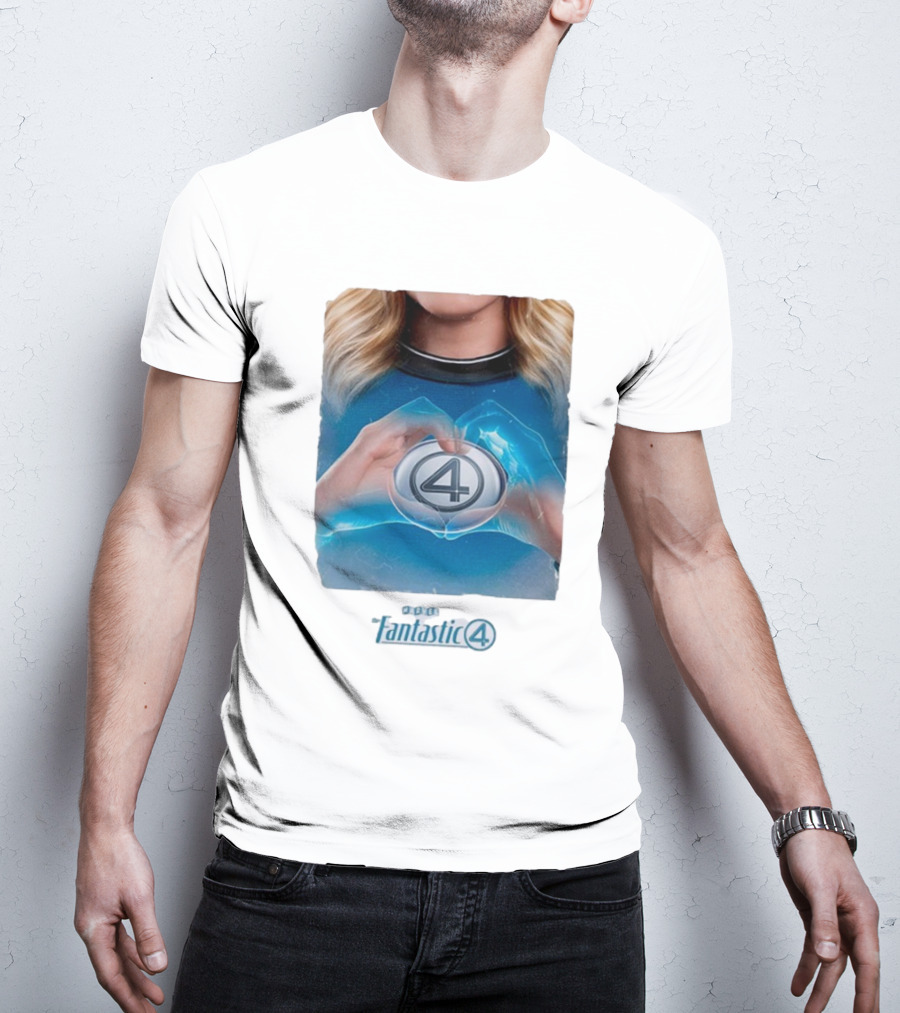 Invisible Woman Marvel Studios Fantastic 4 Emblem T-Shirt