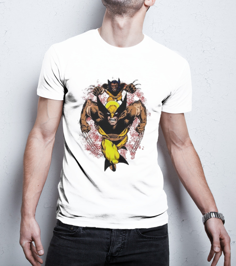 2025 Wolverine And Sabretooth Marvel Ashtro Logan T-Shirt