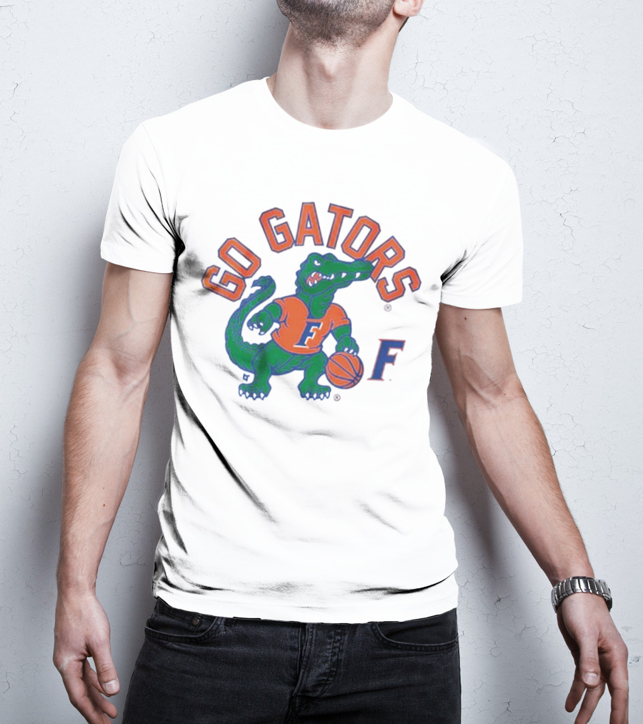 Go Gators Florida Mascot F Basketball T-Shirt