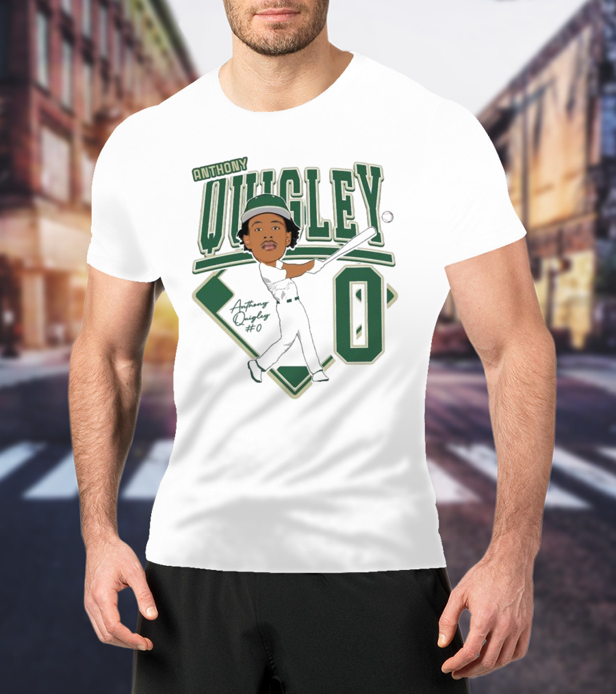 Anthony Quigley Baseball 2025 Player Illustration T-Shirt