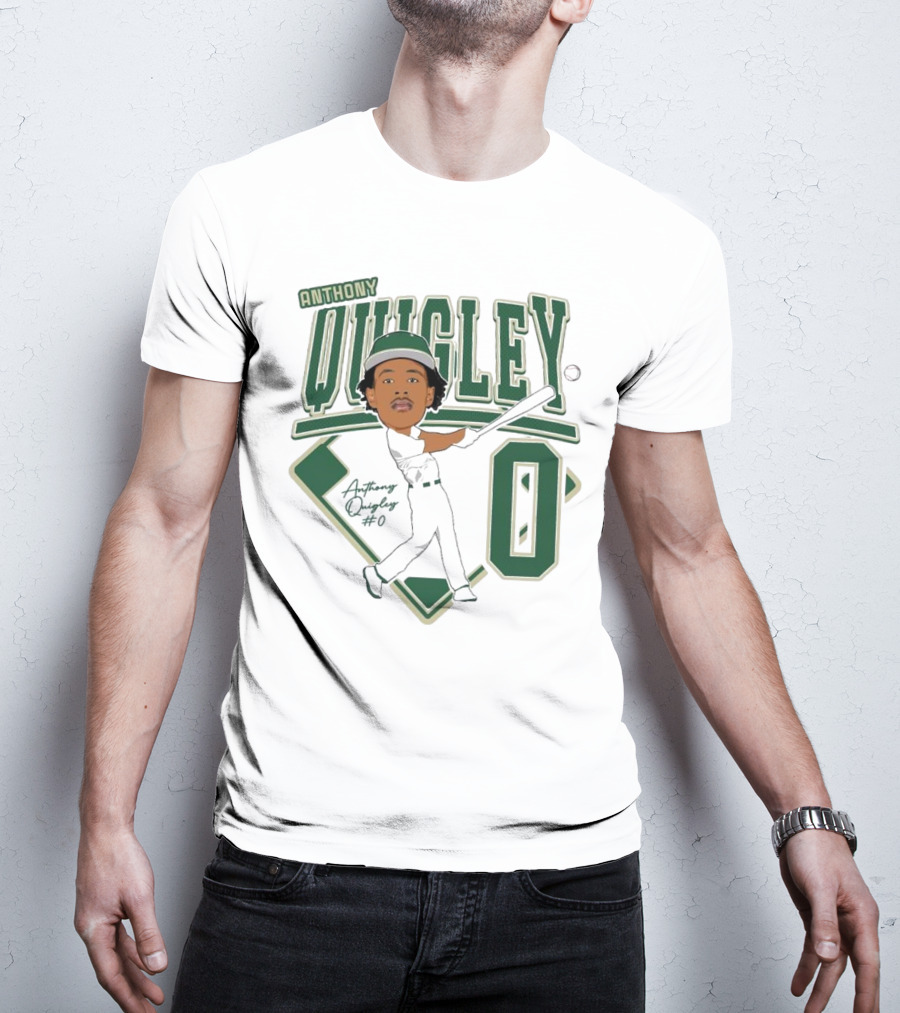 Anthony Quigley Baseball 2025 Player Illustration T-Shirt