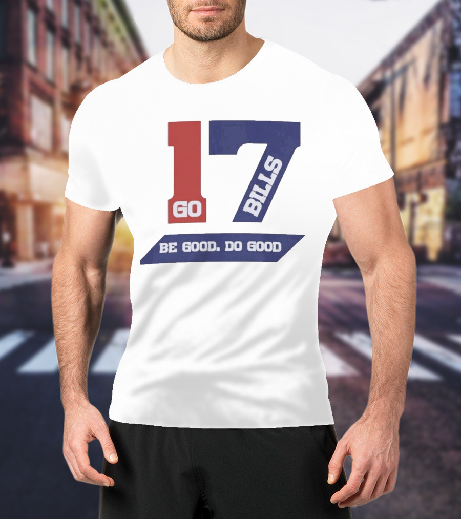 Awesome Josh Allen MVP Go Bills 17 Be Good Do Good God Bless T-Shirt