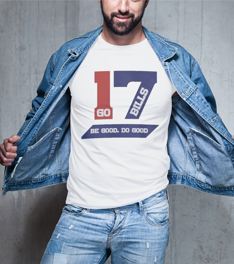 Awesome Josh Allen MVP Go Bills 17 Be Good Do Good God Bless T-Shirt