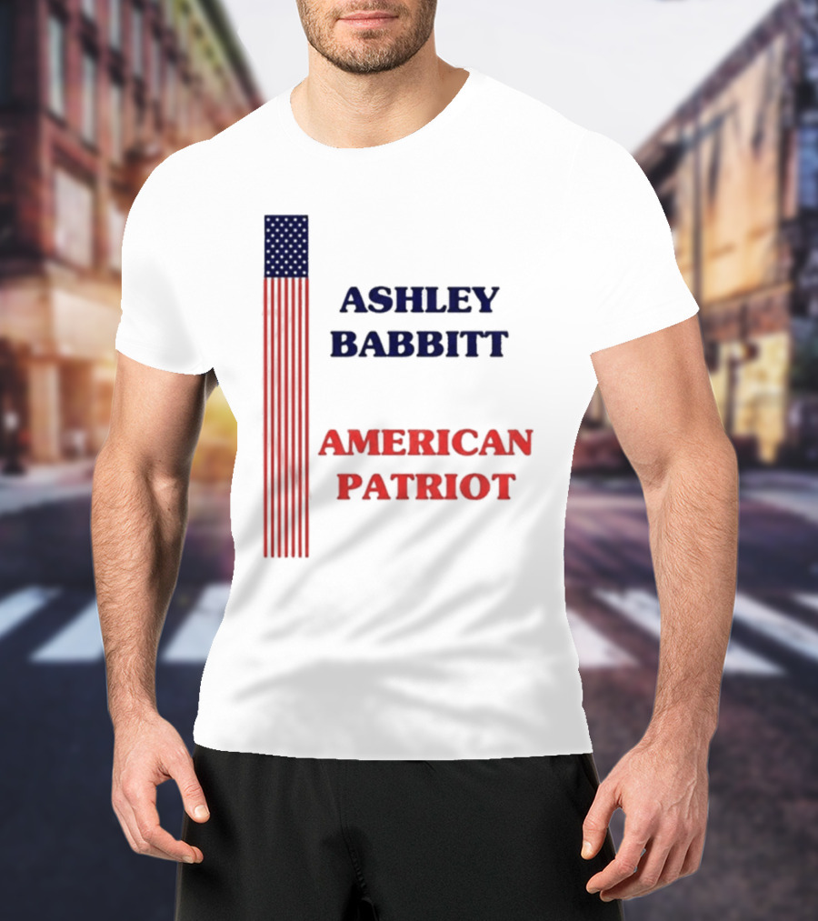 Ashley Babbitt American Patriot Flag Stripe Stars T-Shirt