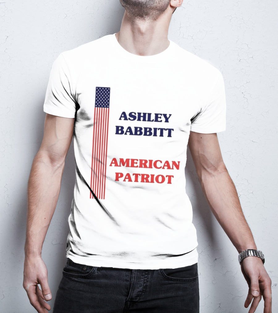Ashley Babbitt American Patriot Flag Stripe Stars T-Shirt