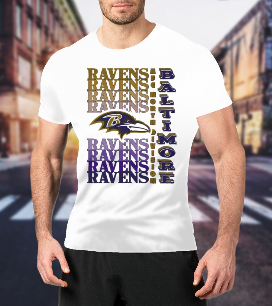Baltimore Ravens AFC North Division Baltimore Ravens Ravens Ravens Ravens Ravens T-Shirt