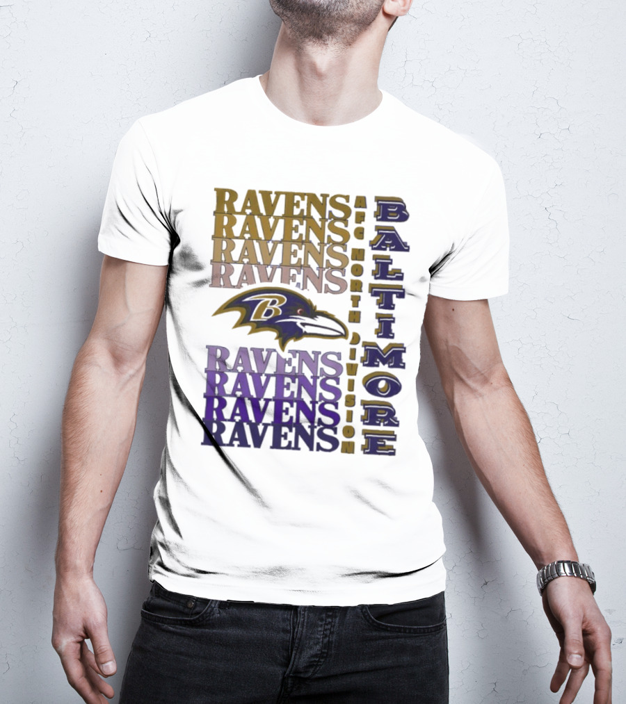 Baltimore Ravens AFC North Division Baltimore Ravens Ravens Ravens Ravens Ravens T-Shirt