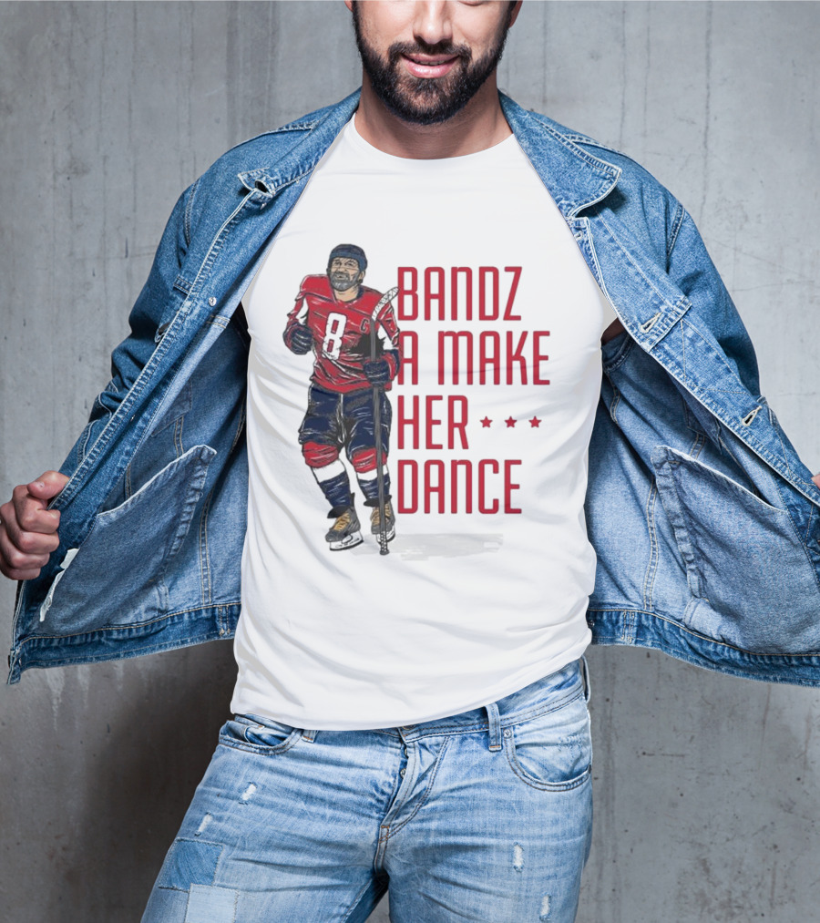 Bandz A Make Her Dance Ice Hockey 8 Stars T-Shirt