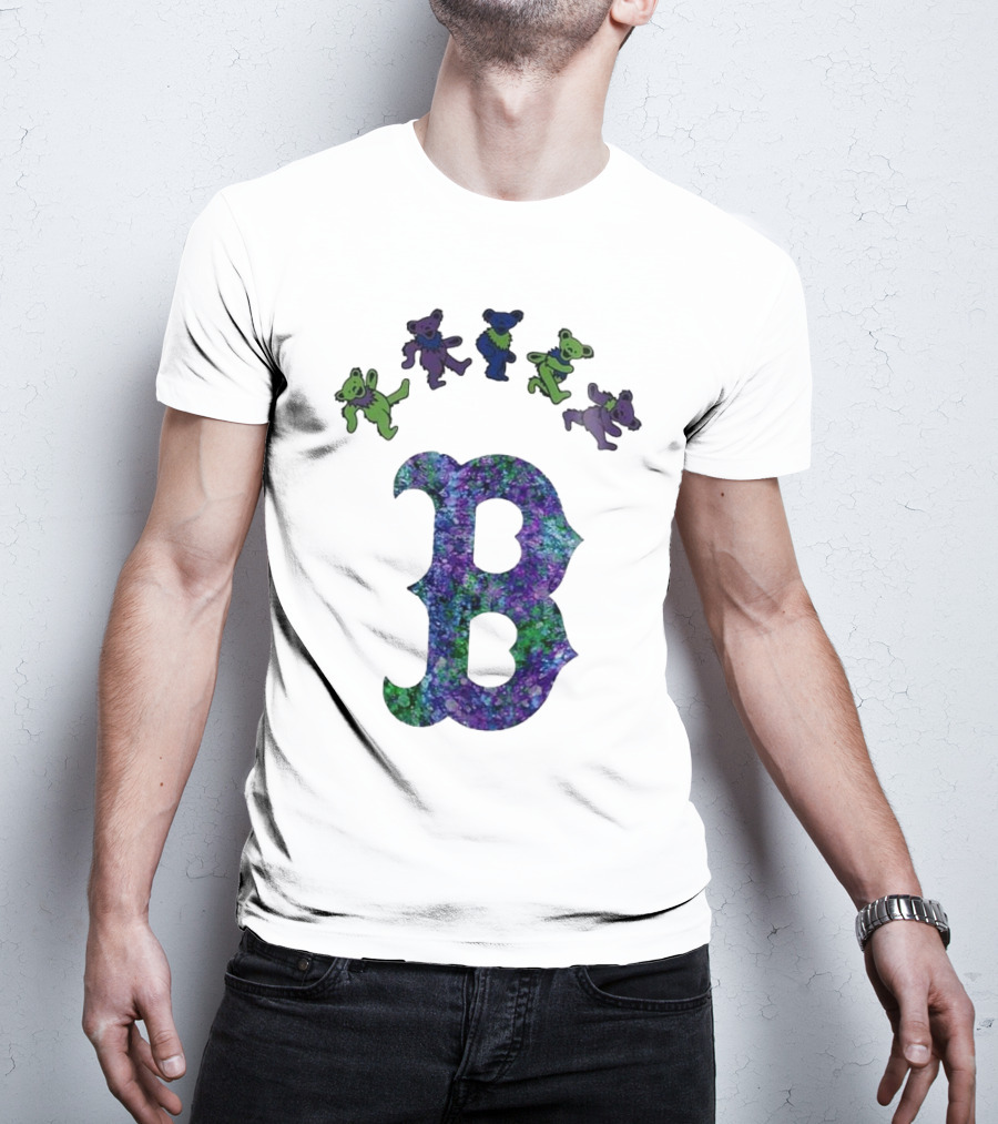 Boston Red Sox Grateful Dead Bears 2025 Event Night T-Shirt