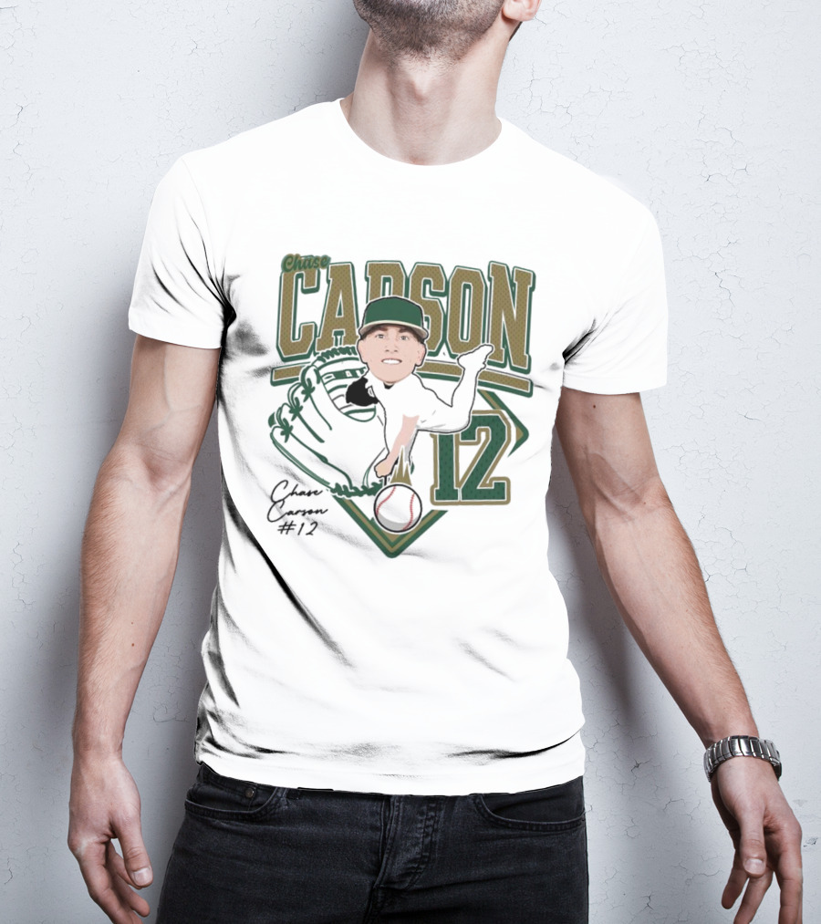 Chase Carson Baseball 2025 Pitcher 12 T-Shirt