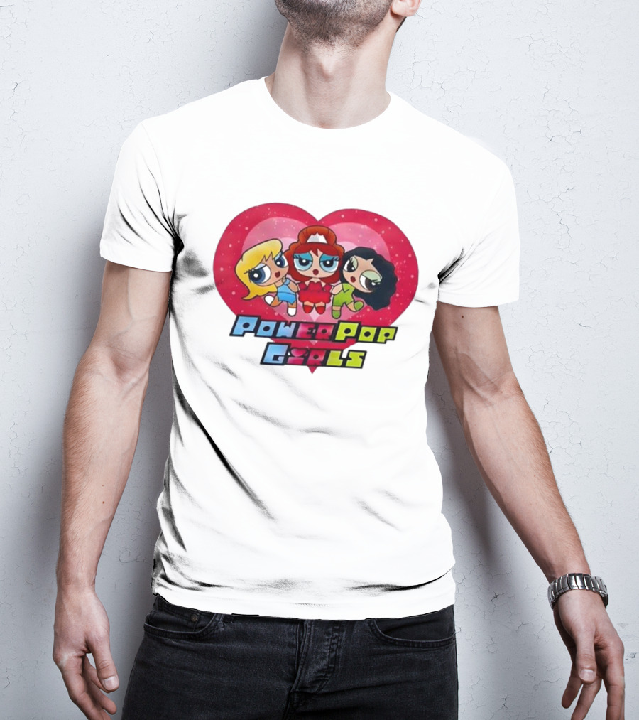Chappell Roan Power Pop Girls Heart Cartoon Trio T-Shirt