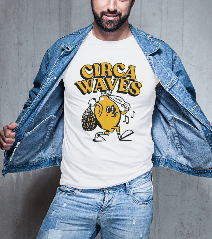 Circa Waves Leroy The Lemon Running Cartoon T-Shirt