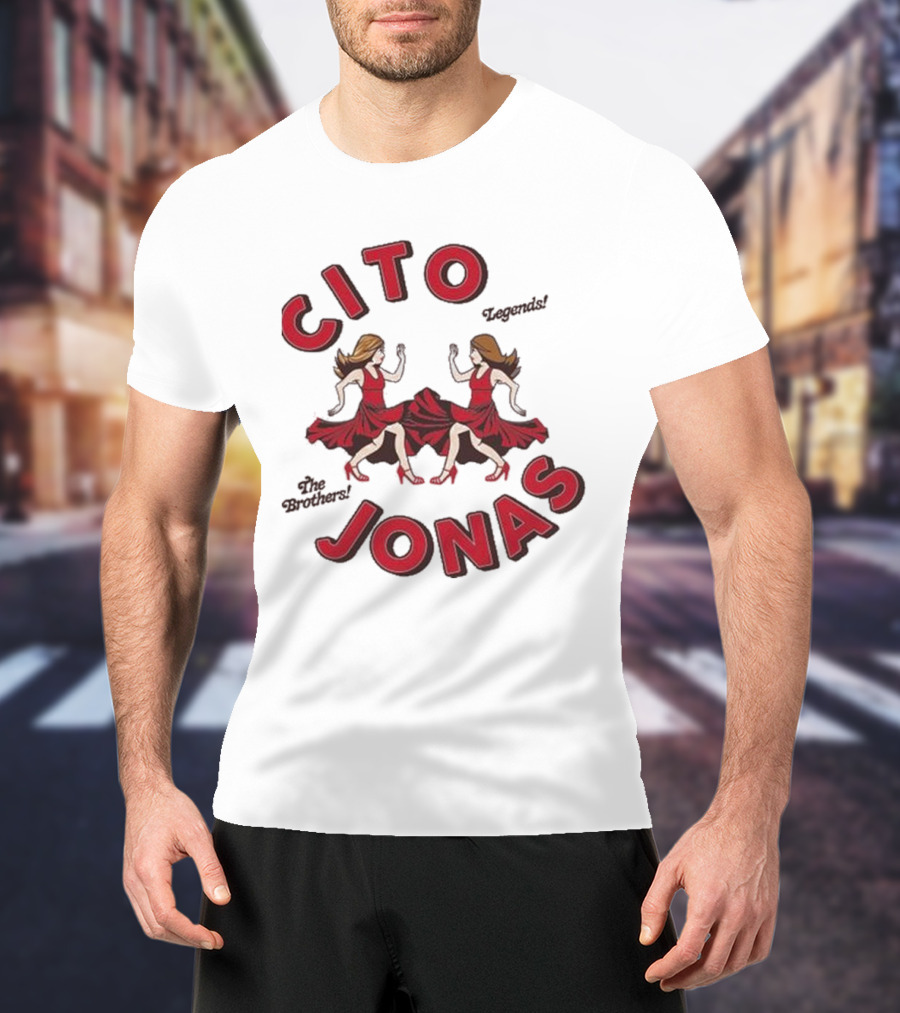 Cito Jonas Legends The Brothers Dancing Twins T-Shirt