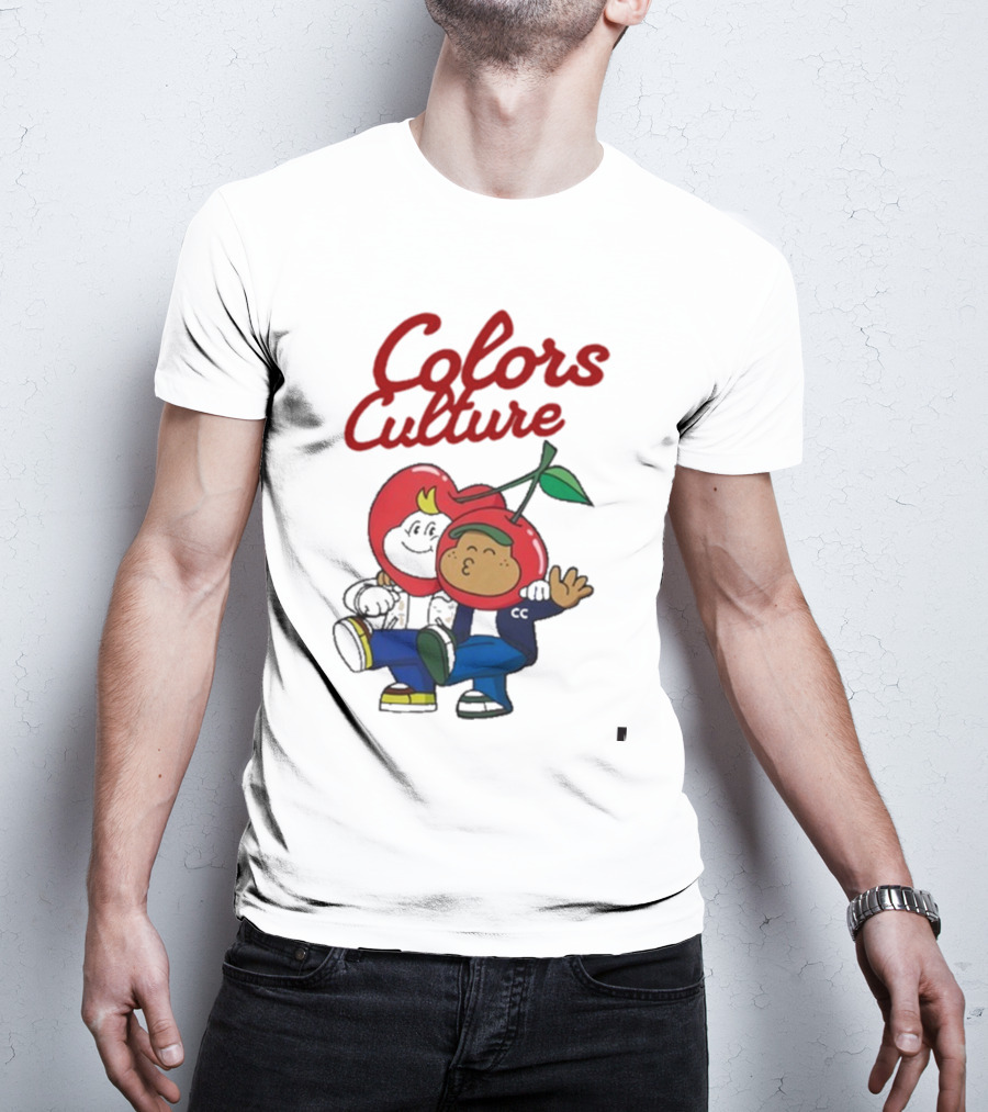 Colors Culture Chubby And Friends Cherry Head Graphic T-Shirt