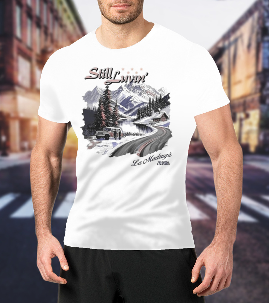 Delaossa Still Luvin Blanca Mountain Road Scene T-Shirt