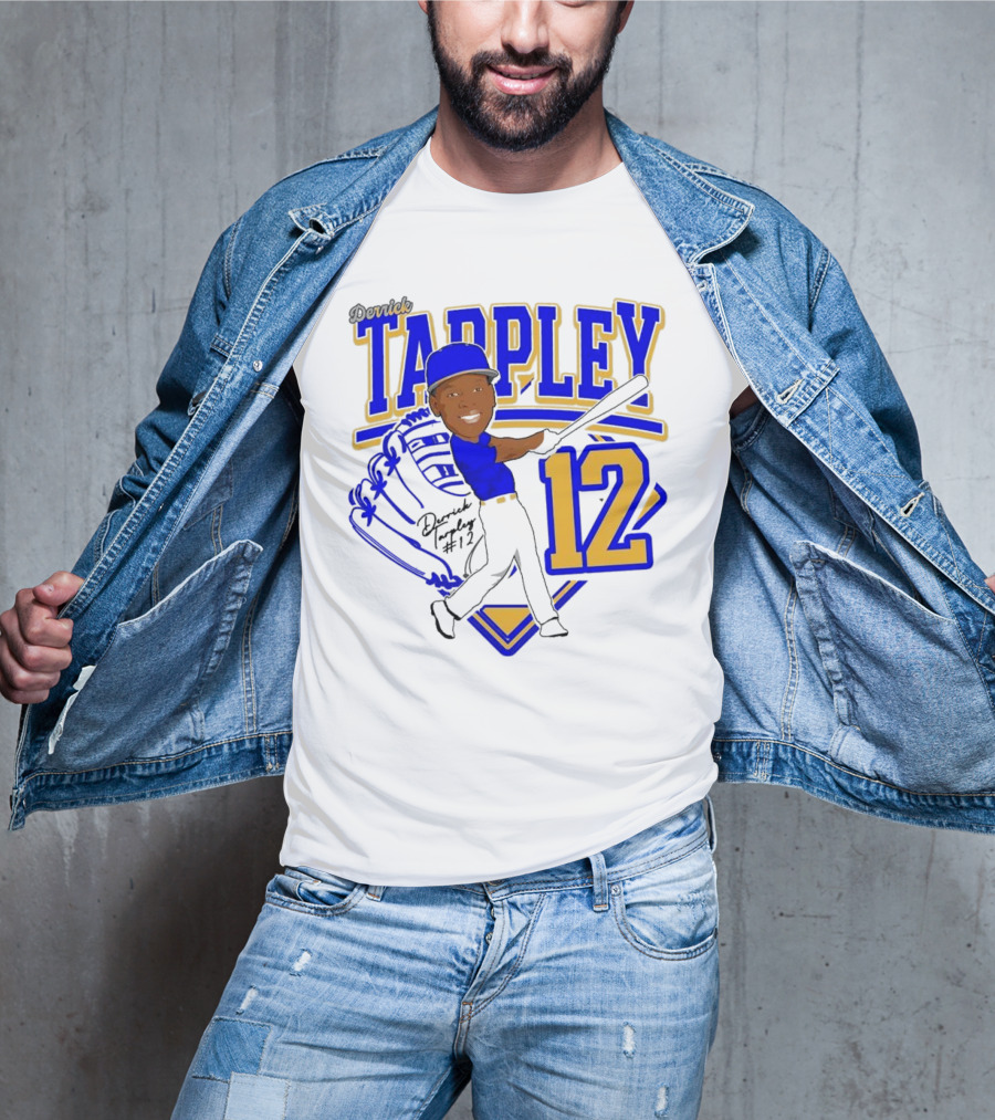 Derrick Tarpley 12 Baseball Player Art 2025 T-Shirt