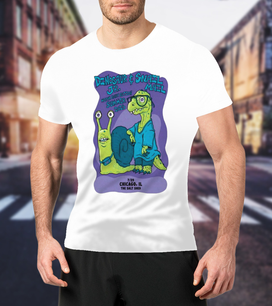 Dinosaur Jr. Snail Mail Summer 2025 Chicago IL The Salt Shed T-Shirt