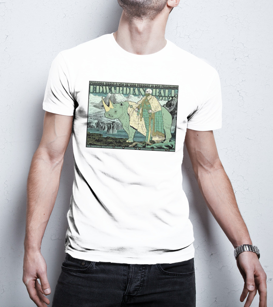 Paradox Media Vau De Vire Edwardian Ball 2025 San Francisco Regency Ballroom Jan 31 Feb 1 T-Shirt
