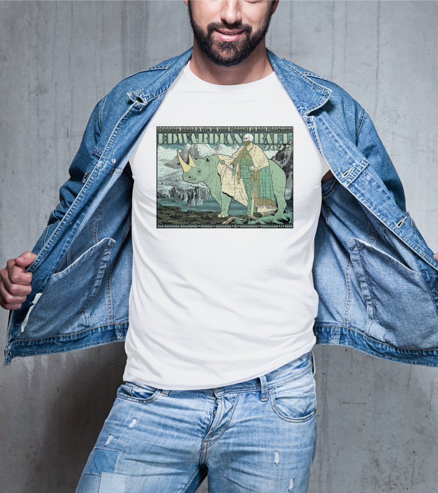 Paradox Media Vau De Vire Edwardian Ball 2025 San Francisco Regency Ballroom Jan 31 Feb 1 T-Shirt