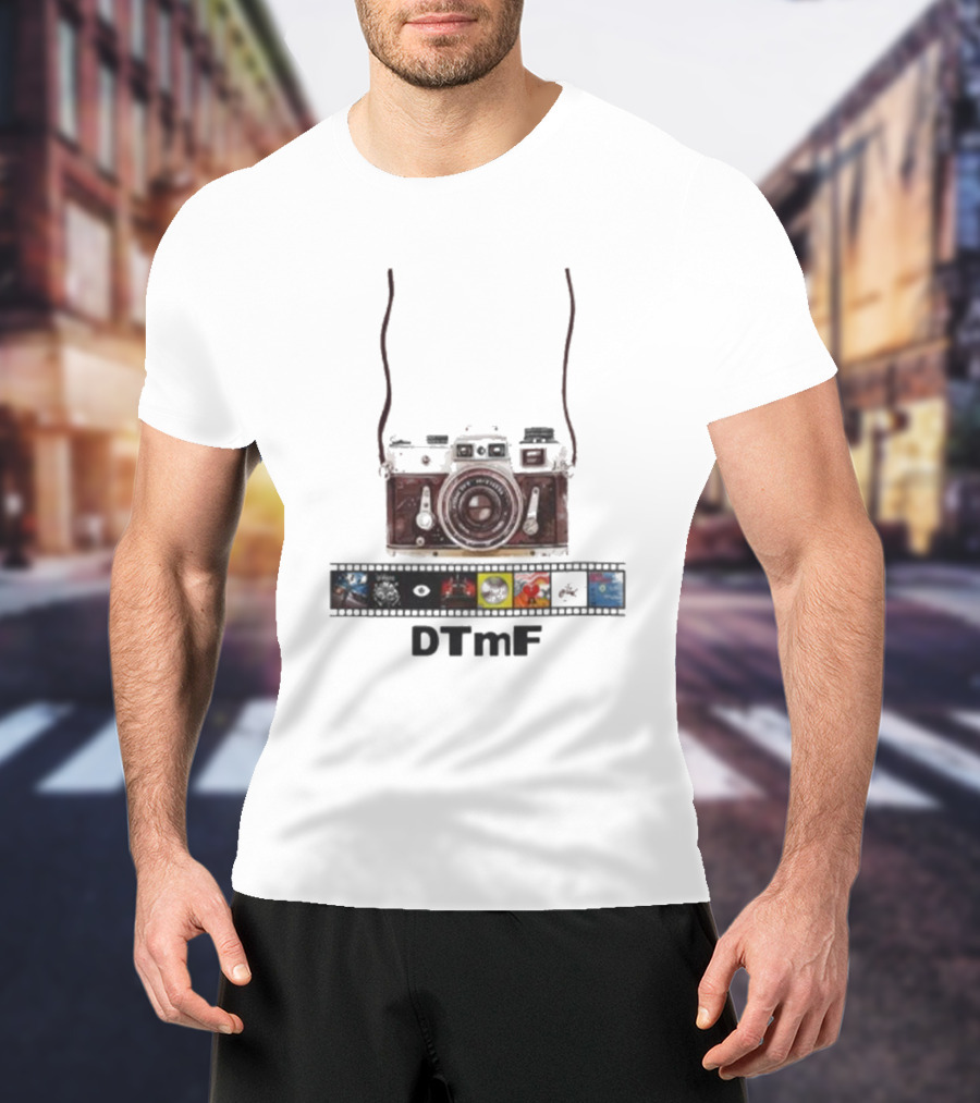 DTmF Camera Filmstrip Album 2025 Bad Bunny Signature T-Shirt