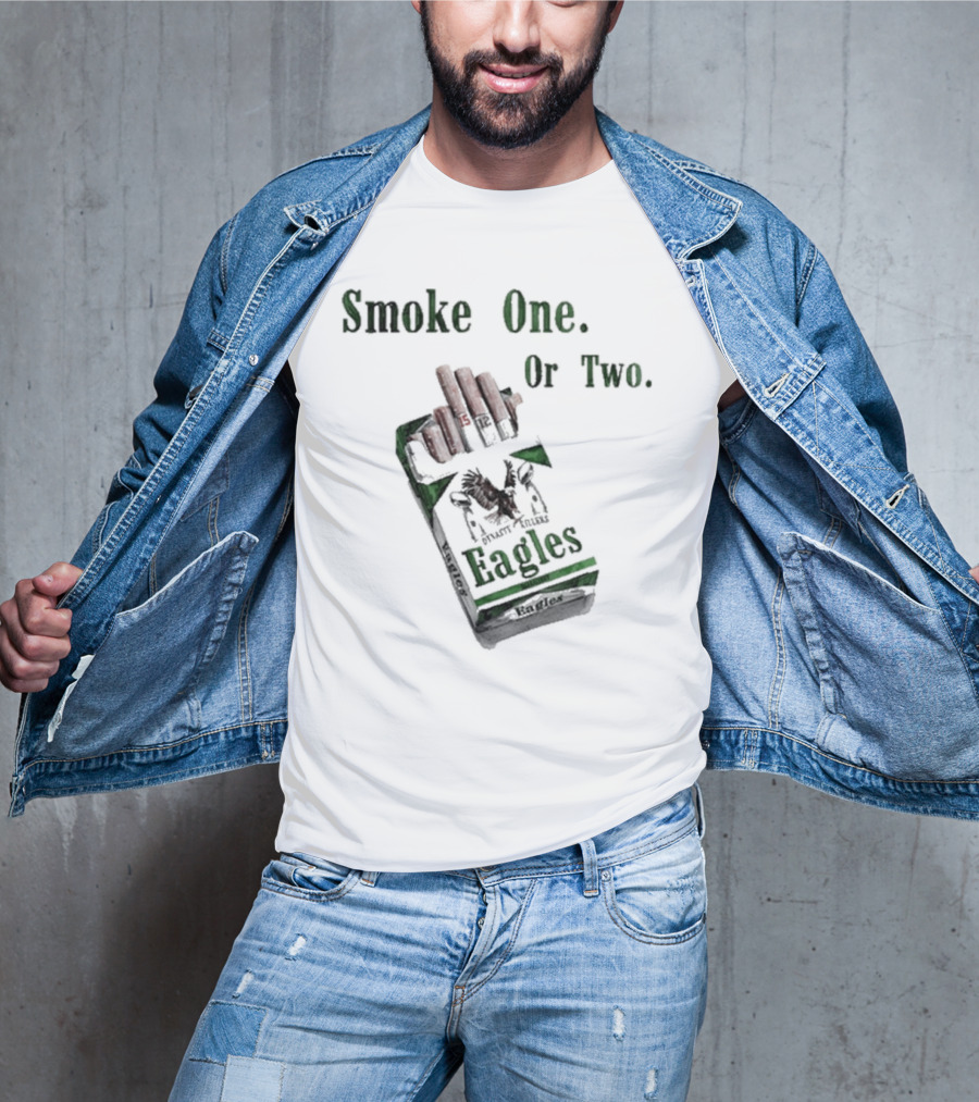 Eagles Smoke One Or Two Pack Hand T-Shirt