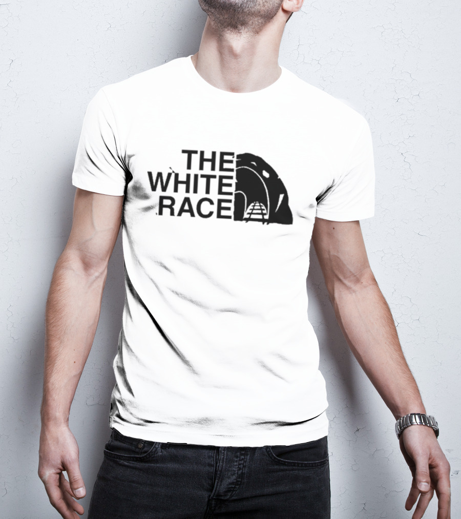 Fella Wearing The White Race T-Shirt