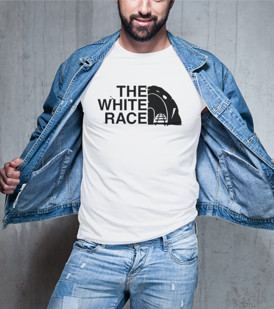 Fella Wearing The White Race T-Shirt