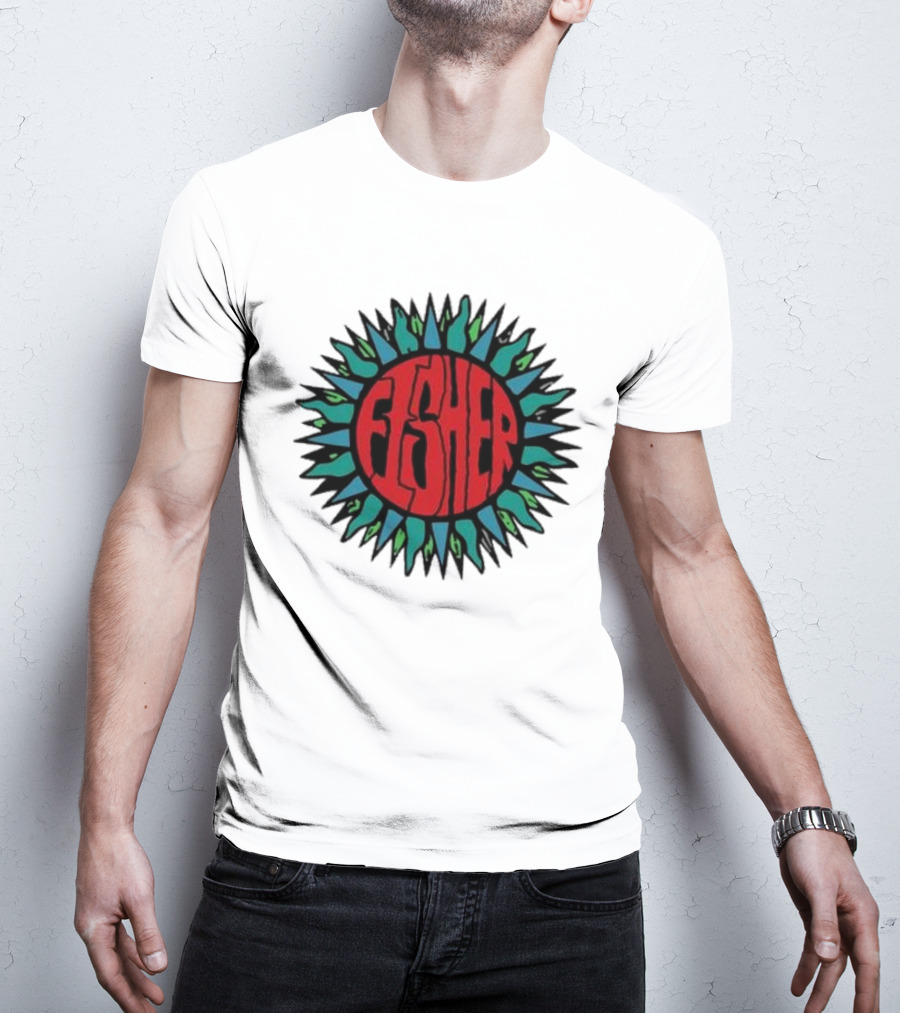 Fisher Sunburst Soak Up The Sun Colorful Vibes T-Shirt