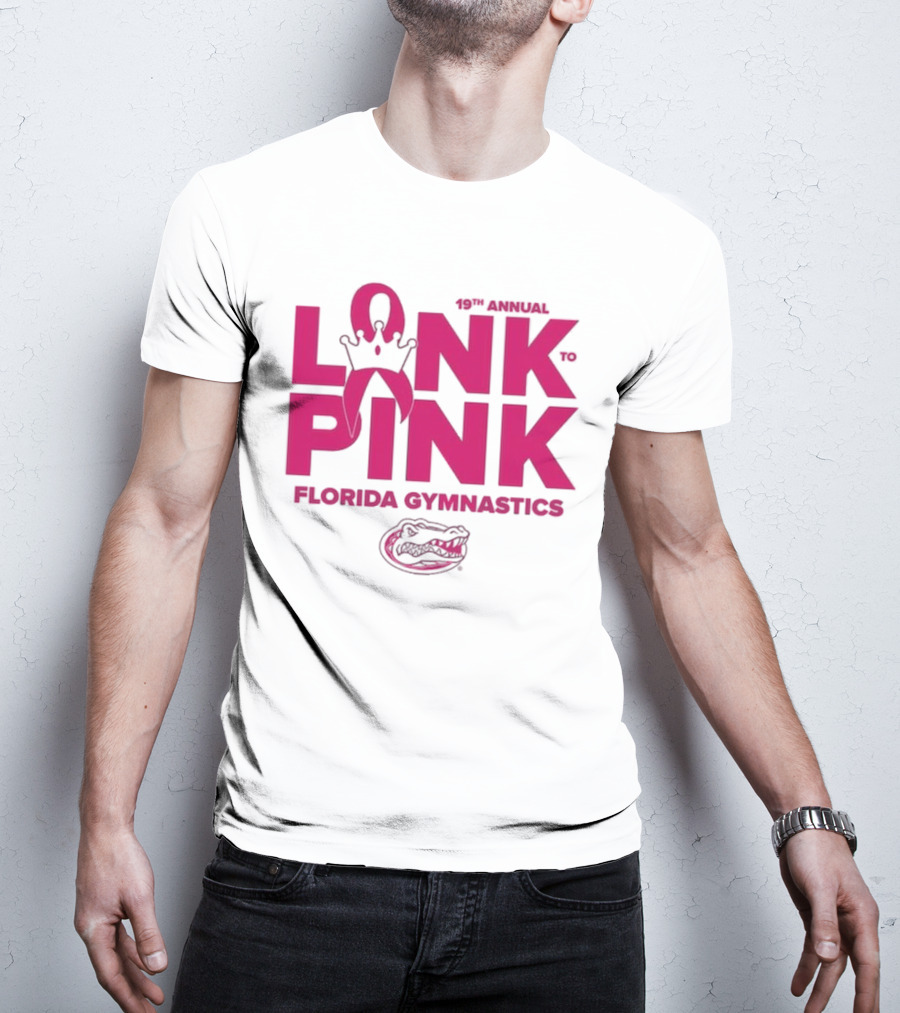 Florida Gators Gymnastics 17th Annual Link To Pink Breast Cancer Awareness Event T-Shirt