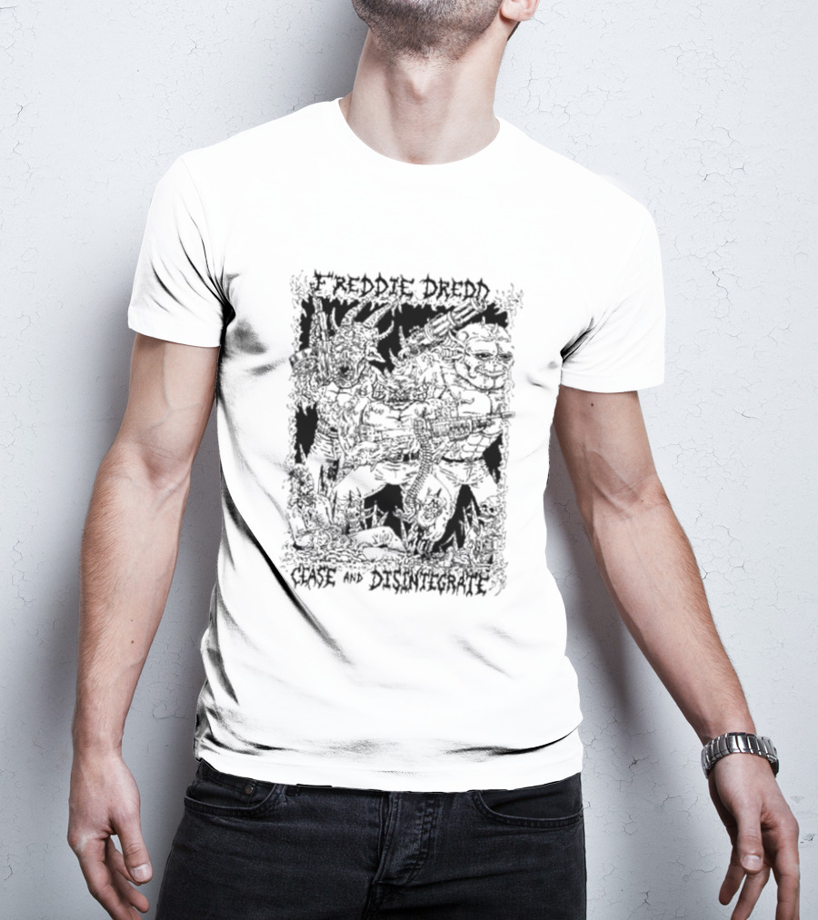 Freddie Dredd Cease & Disintegrate T-Shirt