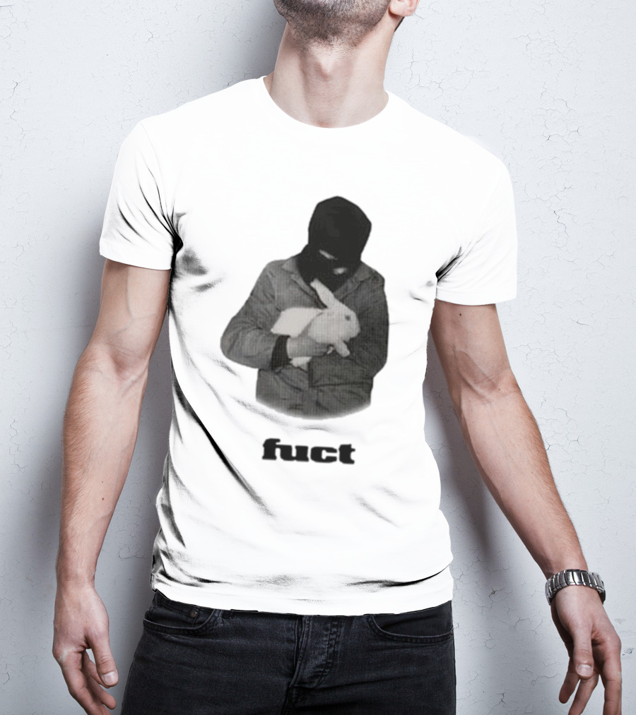 Fuct Robber Holding Rabbit Kill People Not Animals T-Shirt