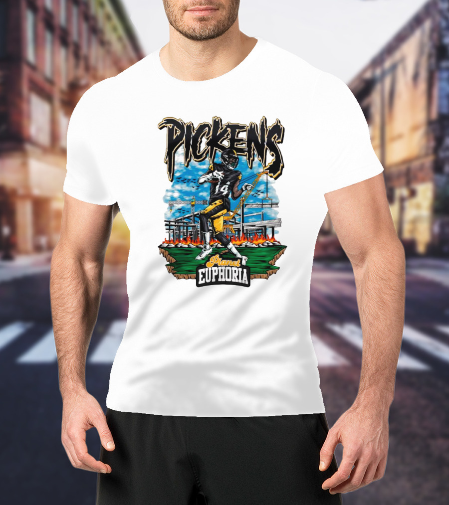 Pickens Planet Euphoria Pittsburgh Steelers NFL T-Shirt