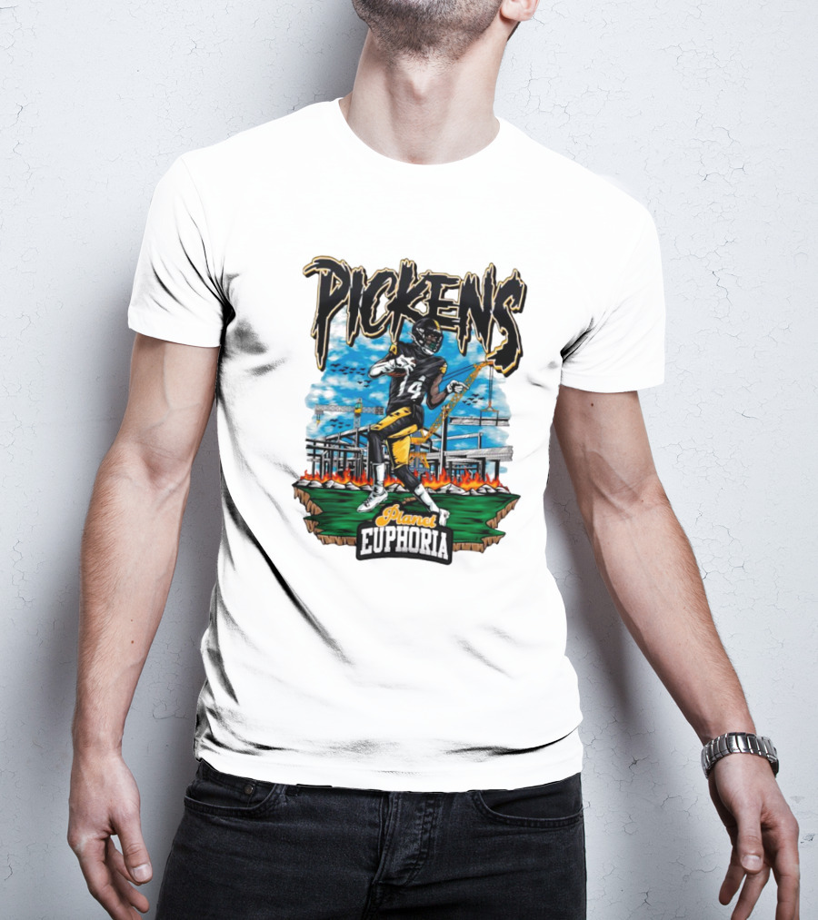 Pickens Planet Euphoria Pittsburgh Steelers NFL T-Shirt