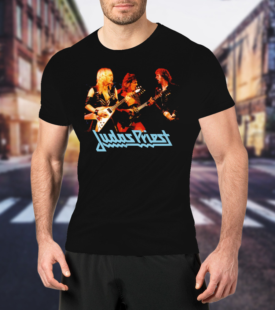 Judas Priest Band British Steeler Concert T-Shirt