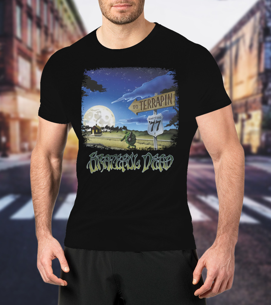 Grateful Dead Terrapin Hartford '77 Moonlit Journey T-Shirt