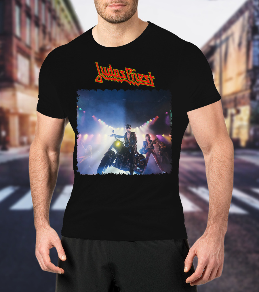 Judas Priest Unleashed In The East Motorcycle Concert Scene T-Shirt