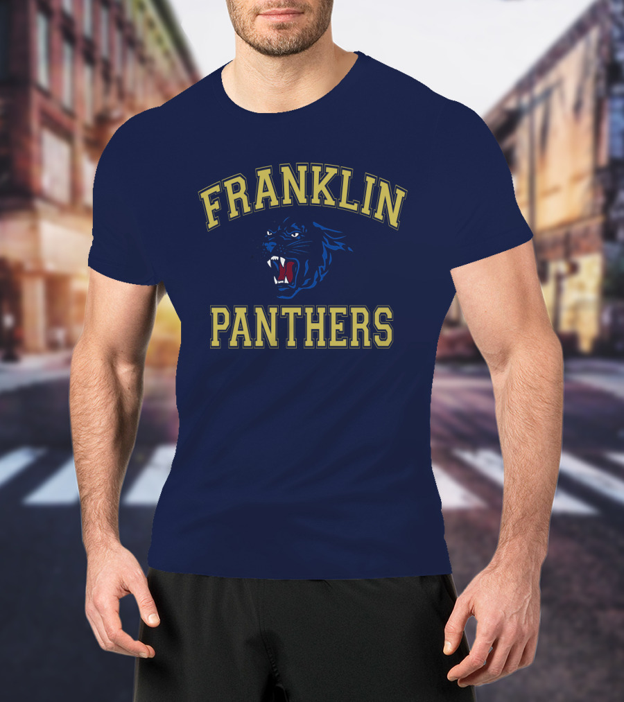 Franklin Panthers Roaring Sports Team Spirit T-Shirt