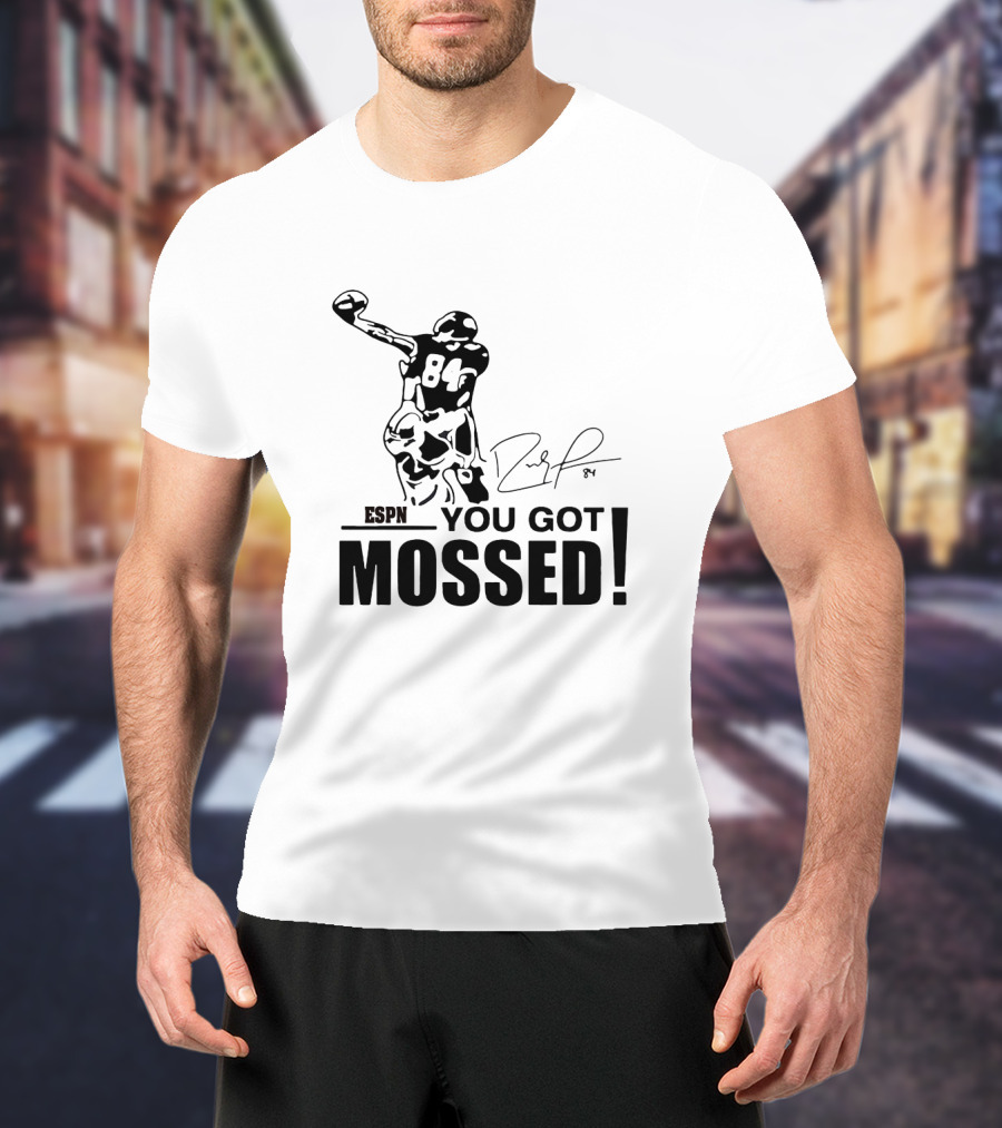ESPN You Got Mossed 84 Signature Football T-Shirt