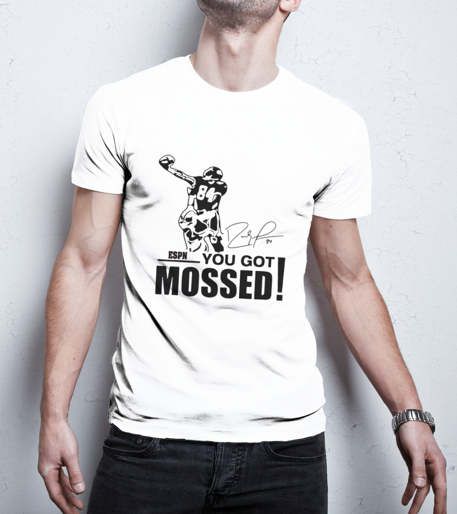 ESPN You Got Mossed 84 Signature Football T-Shirt