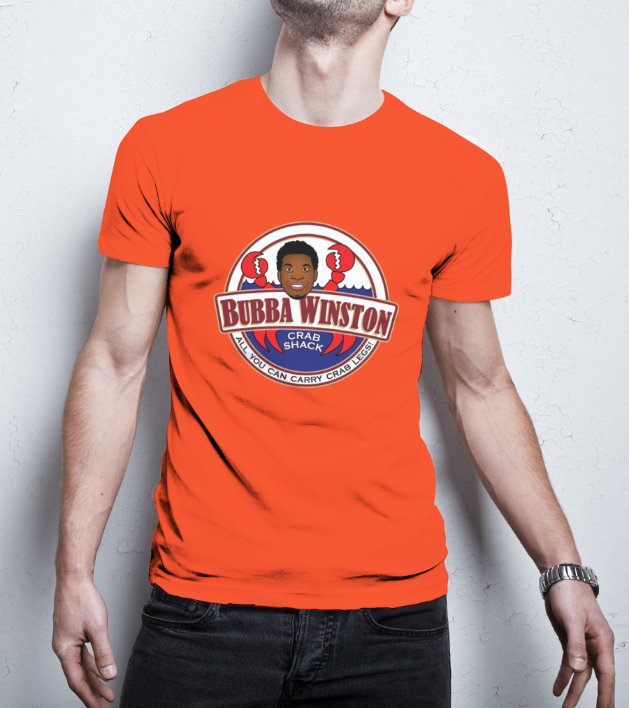 Bubba Winston Crab Shack All You Can Carry Crab Legs T-Shirt